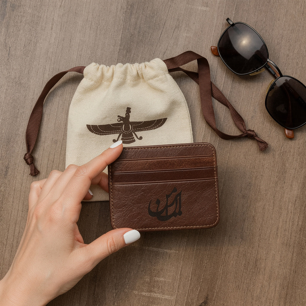 Signature Leather Card Holder