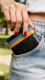 Signature Leather Card Holder