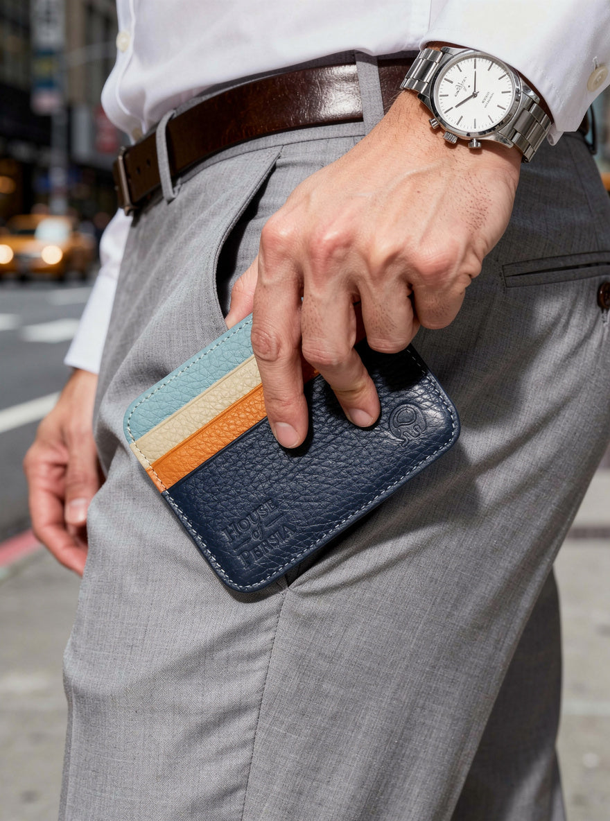 Signature Leather Card Holder