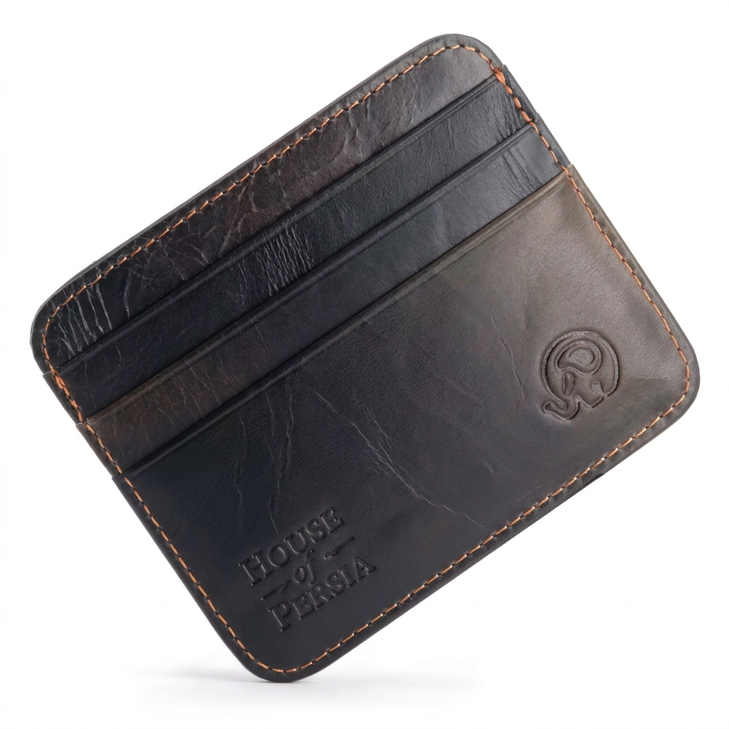 Signature Leather Card Holder