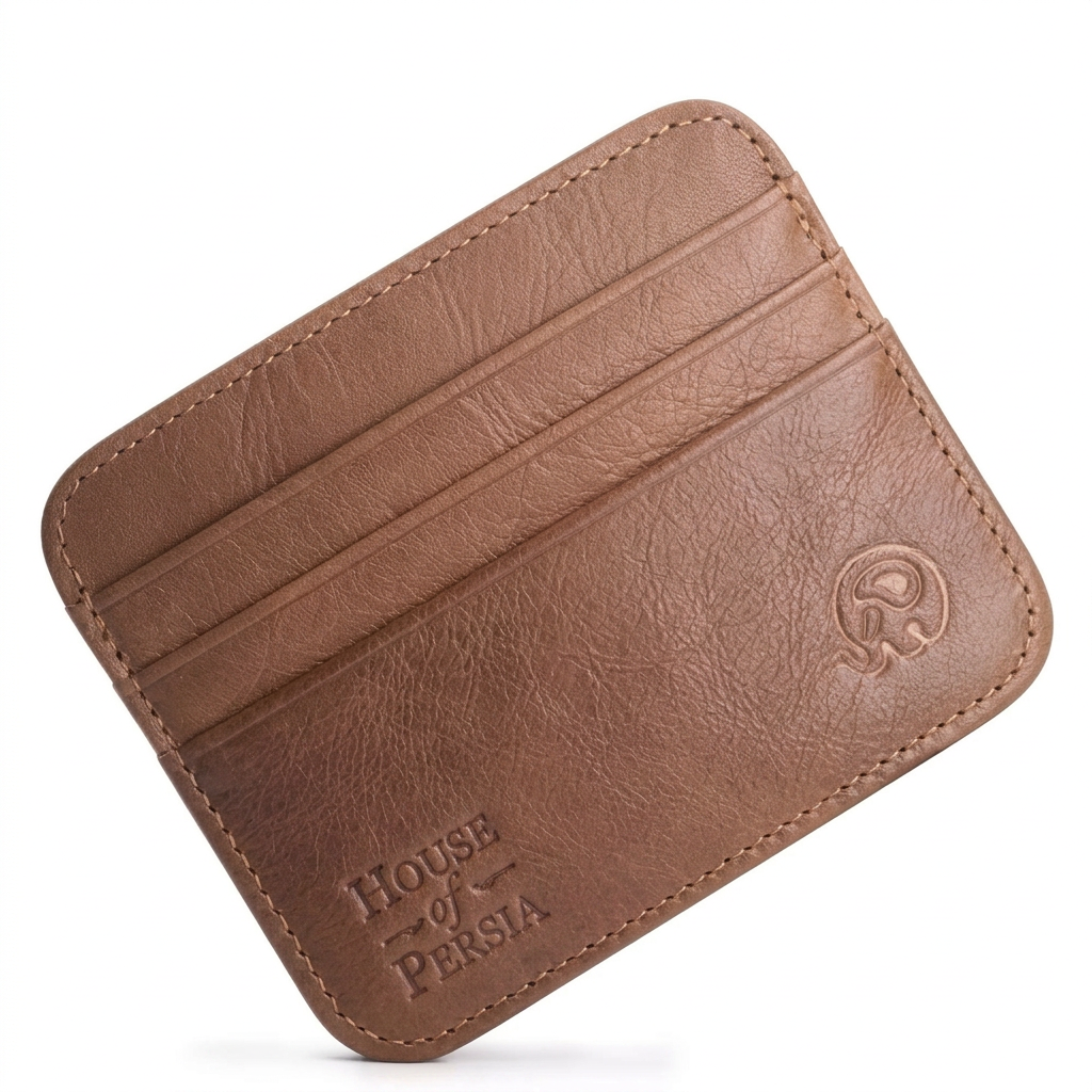 Signature Leather Card Holder