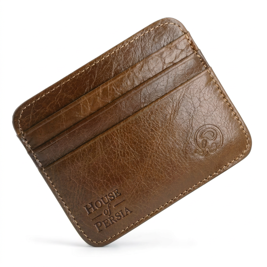 Signature Leather Card Holder